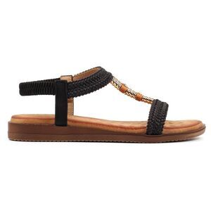 Lunar Womens/Ladies Portofino Sandals / Black